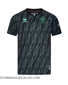 Sheffield United Maglia Gara Trasferta Repliche 2024-25 Maniche Corte